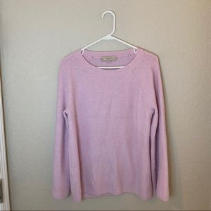 LOFT pink sweater